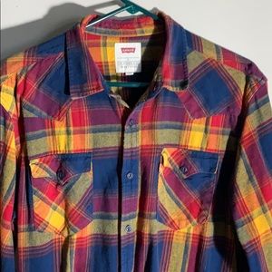 Multi color Levi Strauss button up.